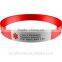 Manufacturers In China silicone band medical bracelets sports