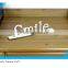 Custom Laser Cut Freestanding Wooden Sign With Base