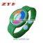NFC rfid wristbands debossed with color filled RFID silicone wristband