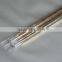 Gold-coated quartz shortwave twin tubes for heating elements