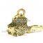 Solid Brass Sea life Fish Nautical Keychain