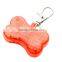 Bone shape safety led light with carabiner