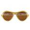 High Quality Fashion Retro Sunglasses White Oak Wood Frame Colored Lens Wooden Eyeglasses