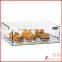 Stackable Square Acrylic Display Case with Front Door bakery showcase