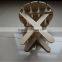 Wooden bench folding stool
