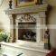 Professional LimeStone Marble Electric Fireplace With CE Certificate