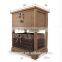 Multi PP drawer paulownia storage cabinet