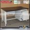 Cheap price European style office desk computer table design single person office table