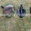 mini outdoor survival A3 steel multi-functional folding camping military shovel with pickaxe and compass