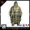 Multi Camo Camouflage 240T Polyester Taffeta Ripstop Military Army Poncho