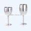 8oz stainless steel wine cup metal silver goblet for america