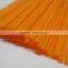 disposable plastic orange color coffee straw stirrers