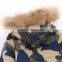Bulk wholesale goose down outdoor jacket with hoodie