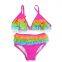 2pcs Sex Children Crochet Fasion Kids Girls Bikini Swimwear