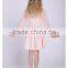 Latest Frocks Designs For Cutting 3Sleeve Peter Pan Neck Chiffom Flower Kids Girls Summer Holiday Party Dresses