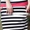 Wholesale fashion summer stripe designed 1 pc pajama for women