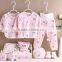 2017 Wholesale summer baby clothes romper set cotton babies clothings sets