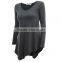 Women's Beaded Side Seam Ladies Uniform T-shirt Blouses