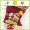 2016 burlap christmas stockings plush