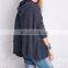 CHEFON Surplice hem and raw trim oversized fit hoodie,womens and mens oversized hoodie oem