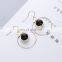 Contracted Han Guoer nail female long tassel earrings hand geometry eardrop asymmetric earrings wholesale pearl earrings