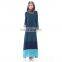 New latest design wholesale plus size long muslim dress cheap fashion islamic clothing mix color cardigan abaya