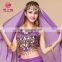 Indian cheap sexy gold coins belly dance costume top S-3001#