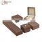 Set of Five Top-grade Brown Jewelry Box