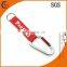 Short Strap Key Chain with Carabiner