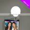 New Hot Sales Cold and Warm Led Light Switch Round Selfie Light For All Brands Mobile Phone