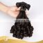 Fashion beautiful black rose hair extensions human virgin remy hair