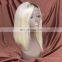 Cheap full lace wigs with baby hair blond short wig