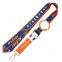 special polyester digital watch lanyard with carabiner hook