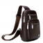 Leather shoulder bag, chest bag