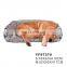 Factory Wholesale Printing Soft Warm Plush Dog Bed