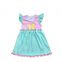 Fancy Baby Girl best selling party wear strip print dress summer kid cheap dress