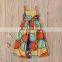 Children's European and American Summer Girls African Bohemian Style Sleeveless Strap Backless Dress