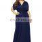 LAITE D2124 autumn women plus size casual dresses ladies solid color Irregular maxi dresses