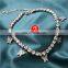 Women Butterfly anklet Gold Silver diamond anklet for Girl colorful charm bling chain Rhinestone jewelry