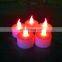 Flameless LED Tea Light Candles Realistic Dancing LED Flames Flickering Battery Operated