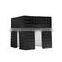 2 Doors Black Inflatable Led Cube Photo Booth Room Tent For Sale