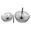 2 tier Cabinet Home Storage Baskets Metal Iron Wire Stackable Vegetable Fruit Bowl Storage Basket