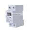 Din Rail 40A 63A 220V auto reconnect over voltage and under voltage protection Overvoltage protector