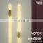 Modern LED Long Size Metal Wall Lamp Golden Black Tube Indoor Wall Lights
