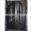wrought iron double entry doors/storm doors