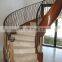 interior curved cast wrought iron staircase stair railings