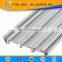 Russia standard size LED aluminium profile , modular v /u shape led light strip,aluminum milky colour led channel