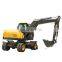 Good quality four wheels excavator spare wheel excavator in China for free shipping