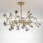 Firefly Led Chandelier Lights For Room Living Room Bedroom Lamp Lampara Gold Black Indoor Hang Lighting Fixture Lights Lustres