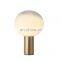 Postmodern Creative LED Desk Light Hardware Glass Table Lamp Simple Decor Art Bedside Lamps For Bedroom Night Lights